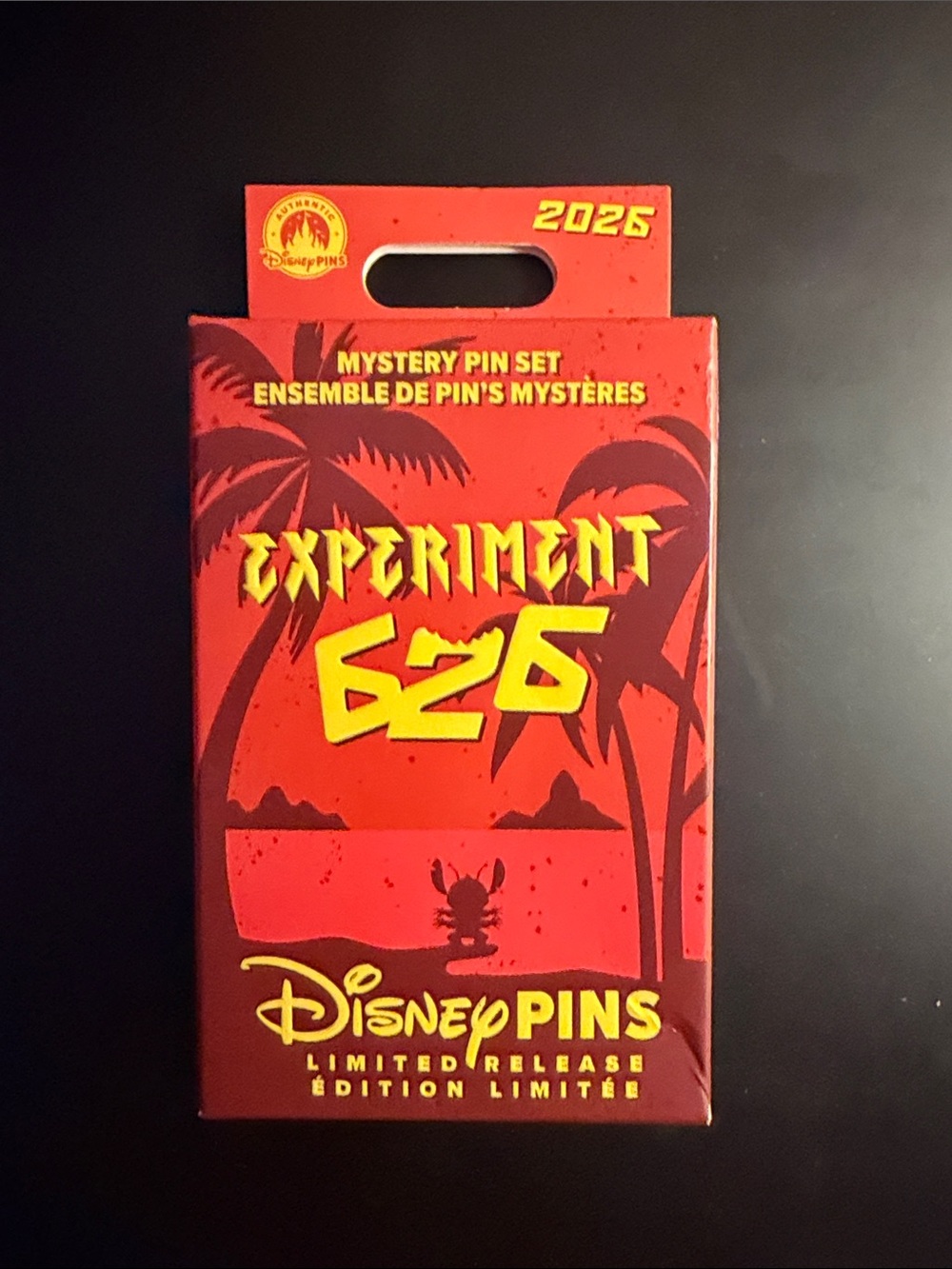 Disney Experiment 626 Mystery Pin Set - 2026 Limited Edition